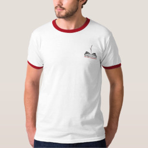 Camiseta T da campainha dos homens