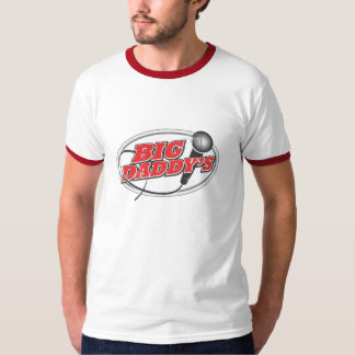 Camiseta T da campainha dos homens - vermelho