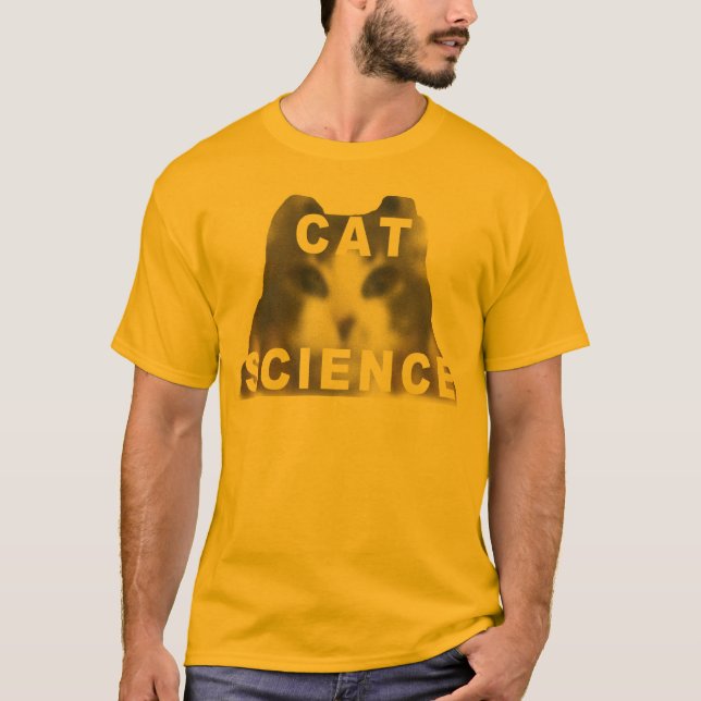 Camiseta T da ciência do gato (Frente)