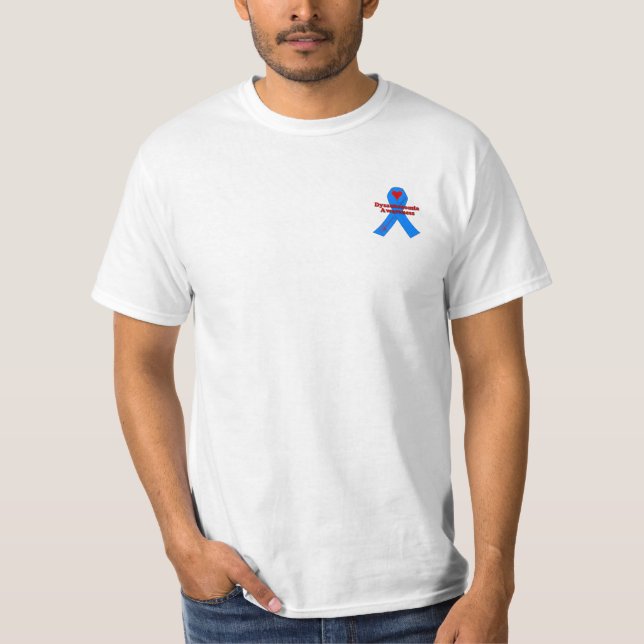 Camiseta T da consciência de Dysautonomia SOS (Frente)