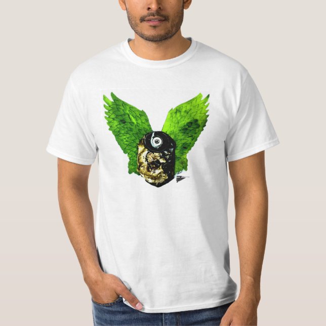 Camiseta T da cor de CanBird (Frente)