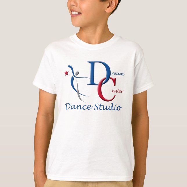 Camiseta T da criança da dança da C.C. (Frente)