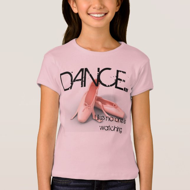 Camiseta T da dança (Frente)