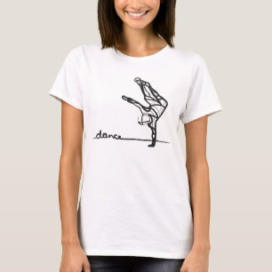Camiseta T da dança de Hip Hop (cabido)