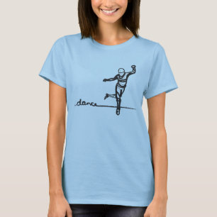 Camiseta T da dança de torneira (cabido)