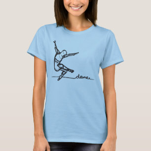 Camiseta T da dança moderna (cabido)