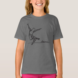Camiseta T da dança moderna (miúdos)