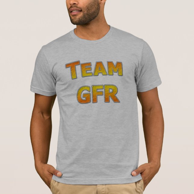 Camiseta T da divisa da equipe GFR (Frente)