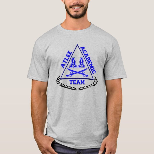 Camiseta T da Equipe Acadêmica da Atlee (Frente)