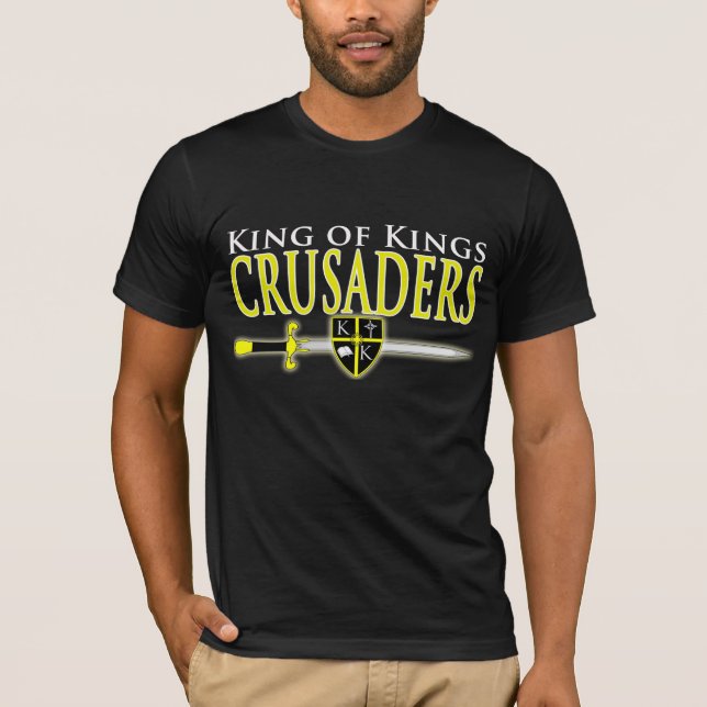 Camiseta T da escola dos cruzados (Frente)