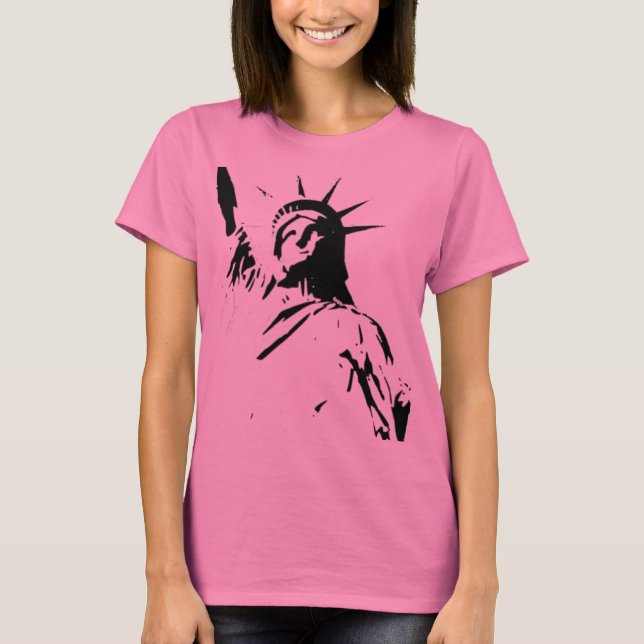 Camiseta T da estátua da liberdade (Frente)