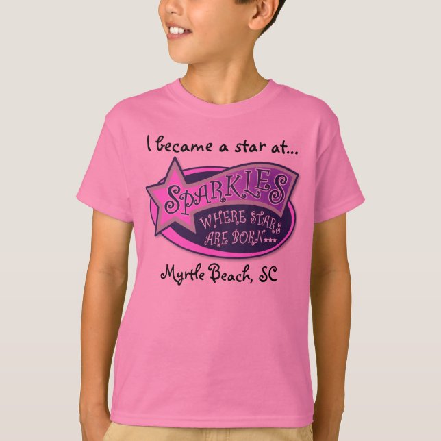 Camiseta T da estrela dos Sparkles (Frente)