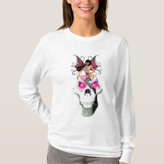 Camiseta T da fada e do crânio