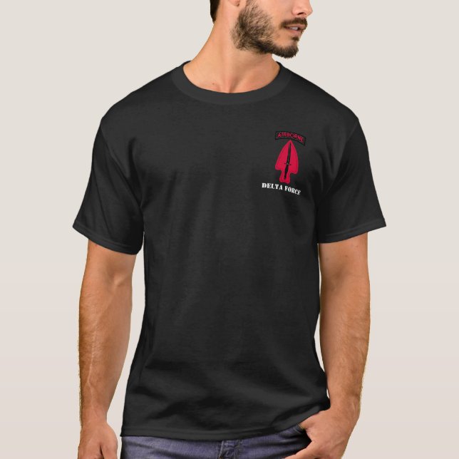 Camiseta T da força de delta (Frente)