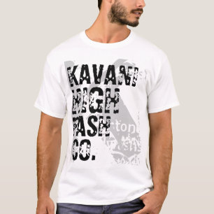 Camiseta T da forma de Kavani olá!