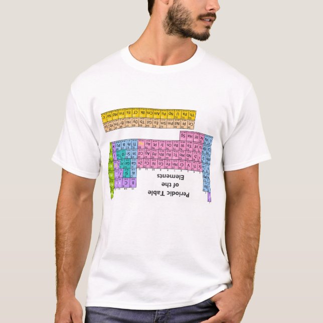 Camiseta T da fraude da mesa periódica (Frente)