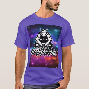 Camiseta T da galáxia da MÚSICA de DJMH