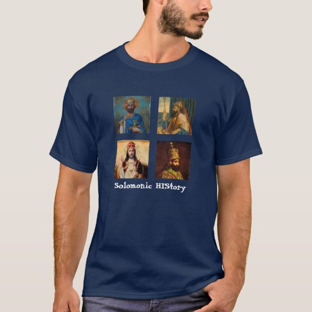 Camiseta T da história de Solomonic (Frente)