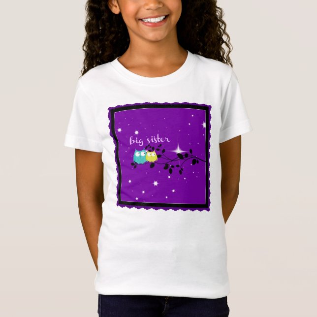 Camiseta T da irmã mais velha (Frente)