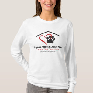 Camiseta T da Longo-Capa das mulheres de PAA