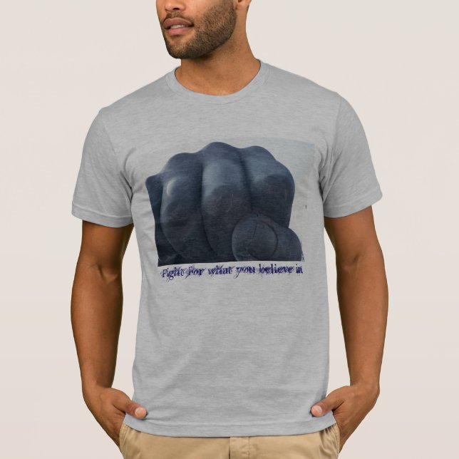 Camiseta T da luta (Frente)