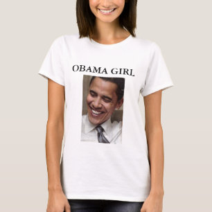 Camiseta T da MENINA de OBAMA