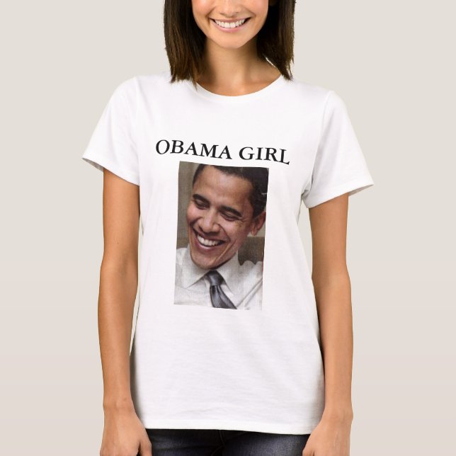Camiseta T da MENINA de OBAMA (Frente)