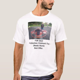 Camiseta T da mordaça da foto do brinquedo das crianças