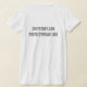 Camiseta T da neutralização das senhoras das citações de (Laydown Back)