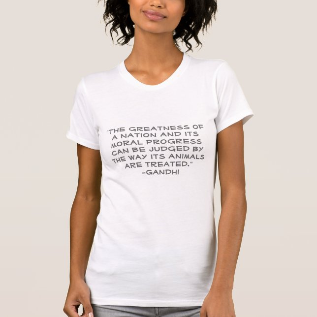 Camiseta T da neutralização das senhoras das citações de (Frente)