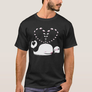 Camiseta T da obscuridade da baleia da véspera