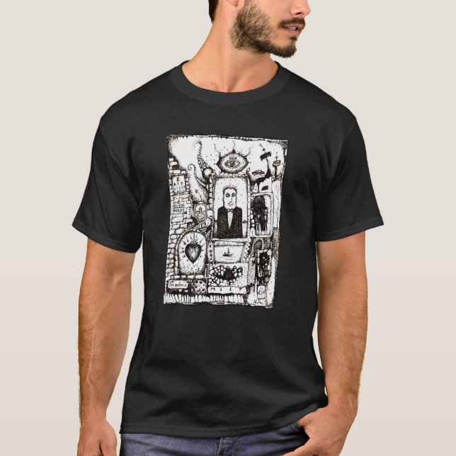 Camiseta T da página do Diário da arte: O doutor de olho de (Frente)