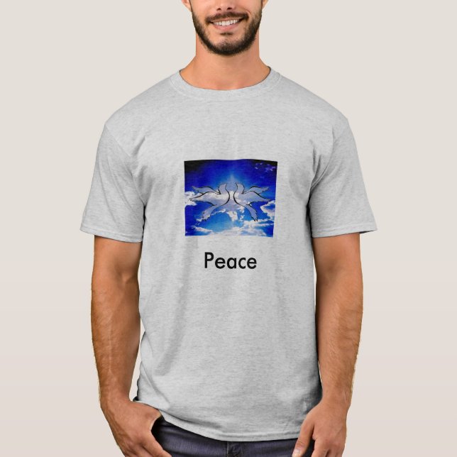 Camiseta T da paz (Frente)