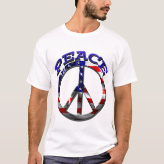 Camiseta T da paz