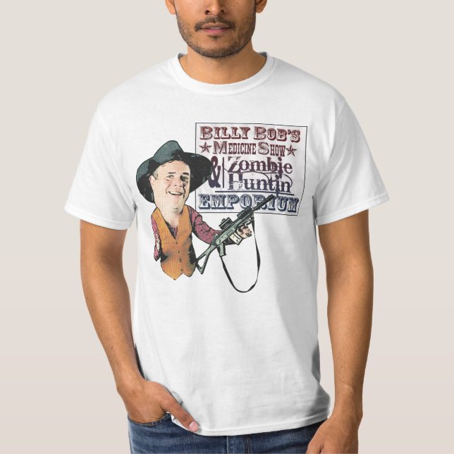 Camiseta T da personalidade de Billy Bob (Frente)