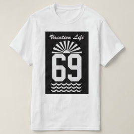 Camiseta T da posição das férias