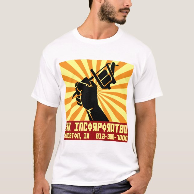 Camiseta T da propaganda do Inc da TINTA (Frente)