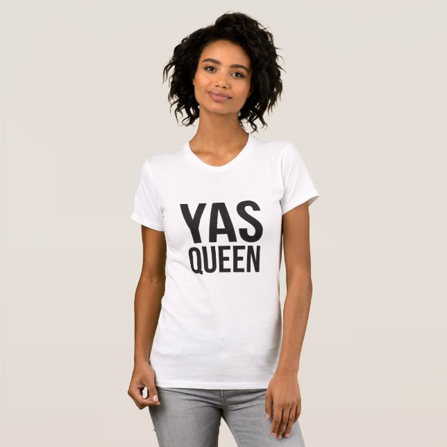 Camiseta T da rainha de Yas (Frente Completa)