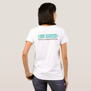 Camiseta T da rapsódia 2019 do acampamento