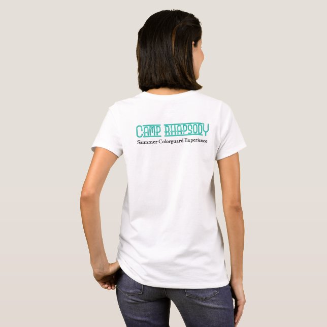 Camiseta T da rapsódia 2019 do acampamento (Parte Traseira Completa)