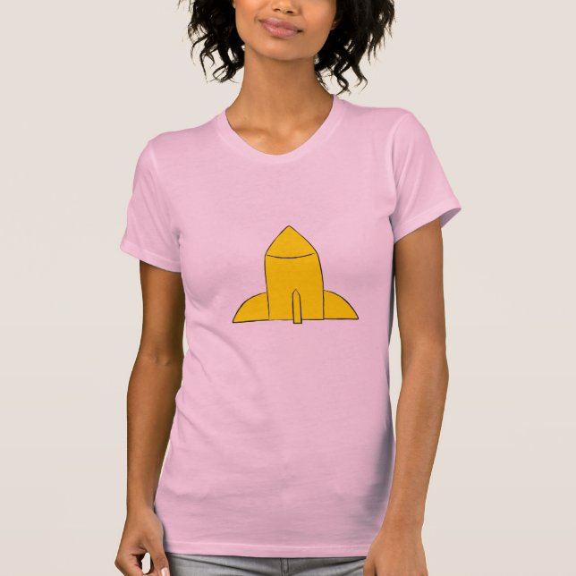 Camiseta T da reminiscência dos desenhos animados do poder (Frente)