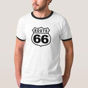 CAMISETA T DA ROTA 66 DO VINTAGE