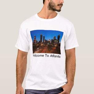 Camiseta T da skyline de Atlanta