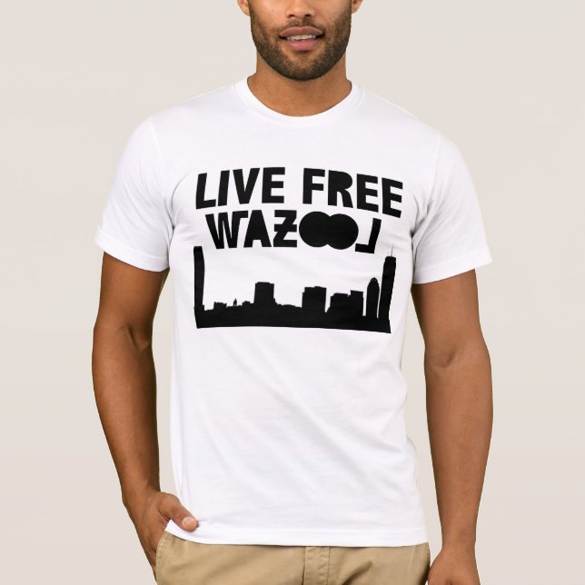 Camiseta T da skyline de Boston (Frente)