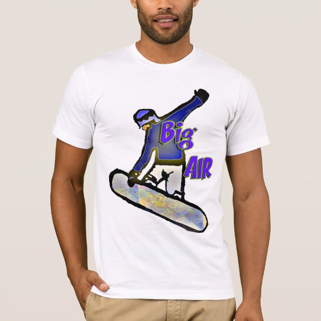 CAMISETA T DA SNOWBOARDING (Frente)