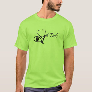 CAMISETA T DA TECNOLOGIA DO VETERINÁRIO PARA HOMENS