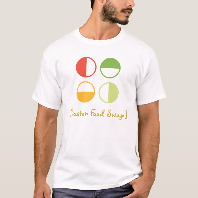 Camiseta T da troca dos homens (Frente)