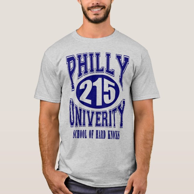 Camiseta T da universidade de Philly (Frente)