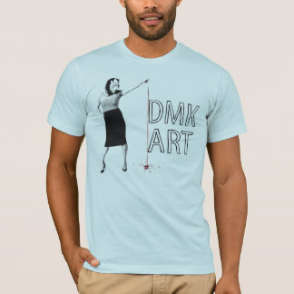 CAMISETA T DA ZEBRA DA ARTE DE DMK
