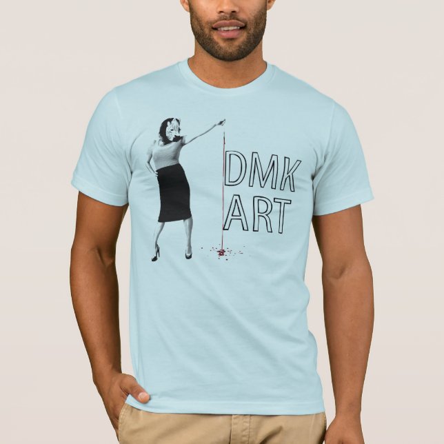 CAMISETA T DA ZEBRA DA ARTE DE DMK (Frente)